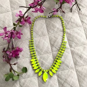 NWOT Ann Taylor Neon Starburst Necklace